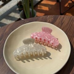 オリジナルの新しい春夏アセテート無地フレッシュで甘いウォーターリップルフレッシュヘアピン気質ライト高級ヘアピン