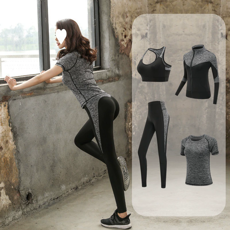 Трансграничные европейские и американские женщины с высокой талией и бедрами облегающих спортивных брюк