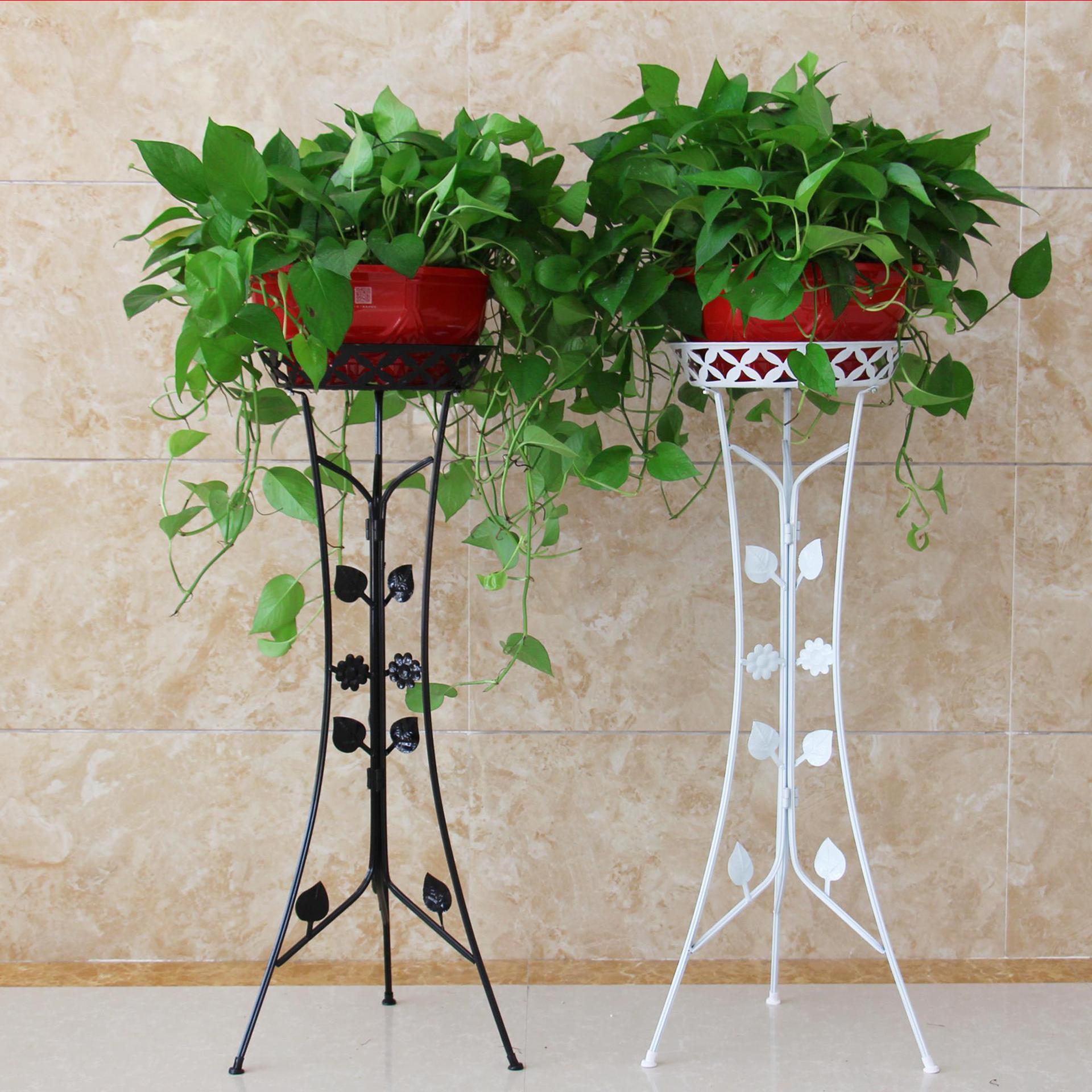 European ironwork flower stand multi-layer living room indoor floor balcony foldable pothos flower stand orchid flower stand display shelf