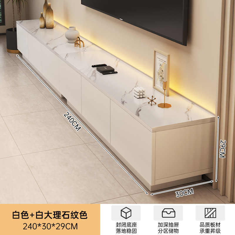 电视柜客厅家用小户型2025新款落地收纳储物一体现代简约电视机柜|undefined