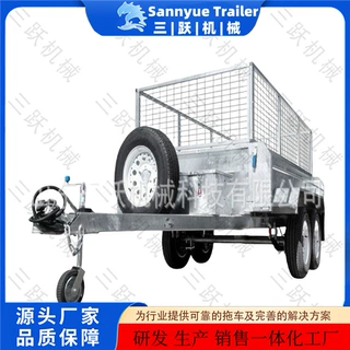 液压翻斗箱式拖车厂家直销 按需制造液压翻斗箱式拖车