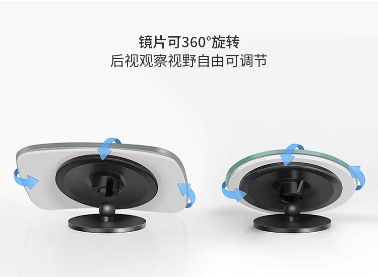 Car Rear Door Opening and Exit Observation Mirror, Rearview Mirror, Interior Rearview Mirror, Blind Spot Removal Wide-Angle Mirror, Anti-Collision Reversing Mirror