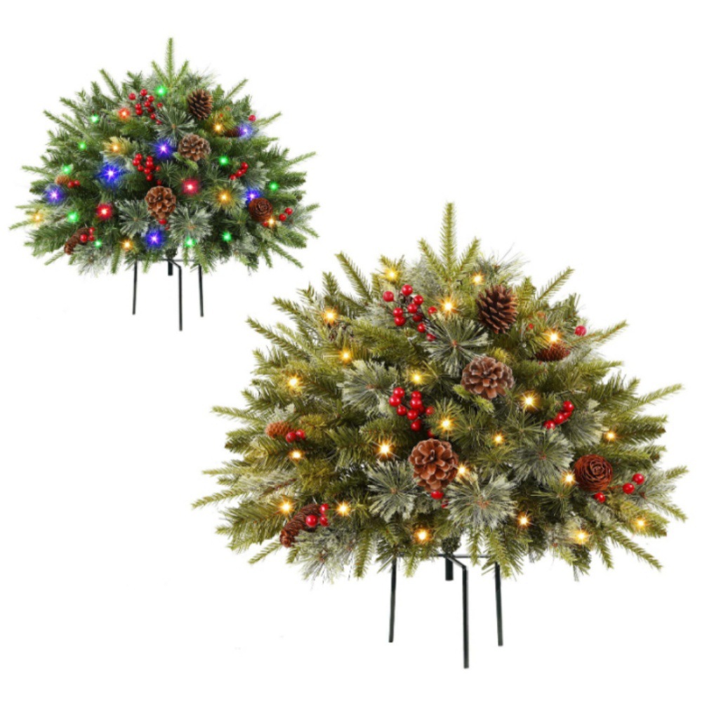 Artificial Christmas tree feels real skeleton filling flocking mixed…