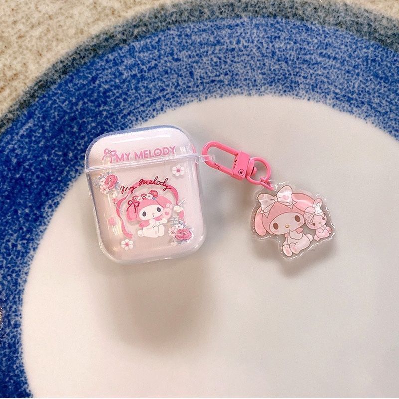 Flores Melody para Apple Airpods 4 generación de estuche Bluetooth Airpod Pro 3 / 2 auriculares 5 generación