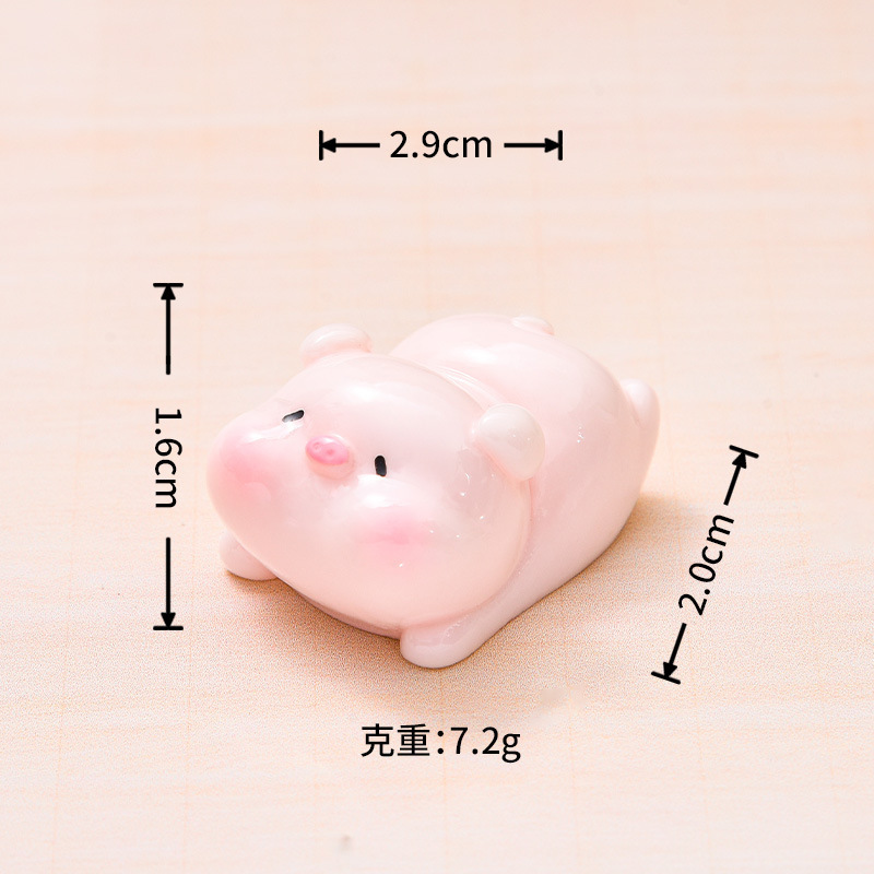 マイクロ風景クリエイティブかわいい豚人形装飾品ドールハウス DIY 装飾アクセサリーデスクトップ装飾品卸売|undefined