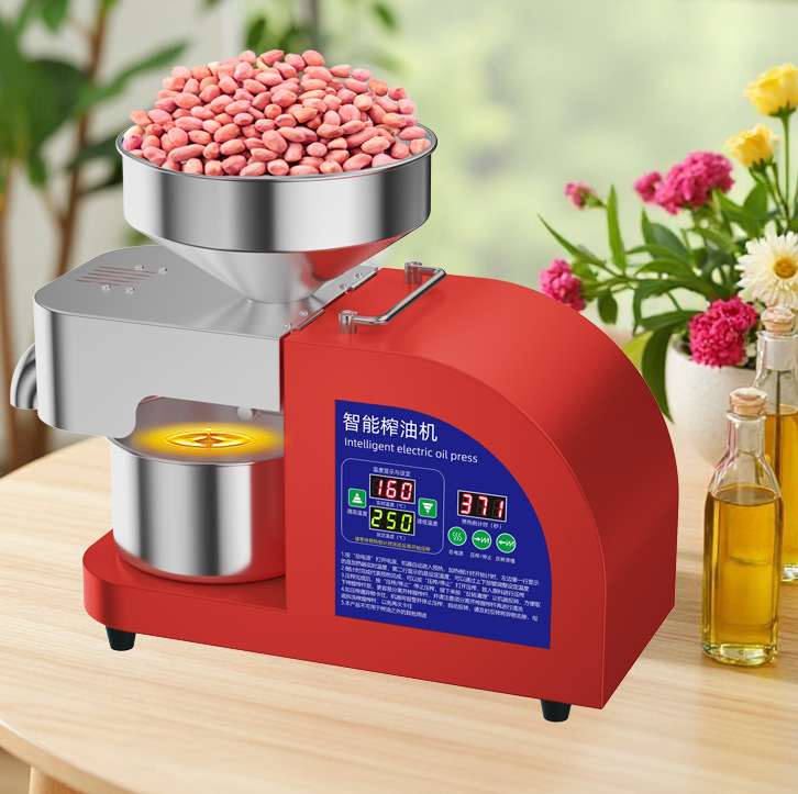 新品X9家用榨油机1100W不锈钢榨油机智能操控外贸出口跨境批发