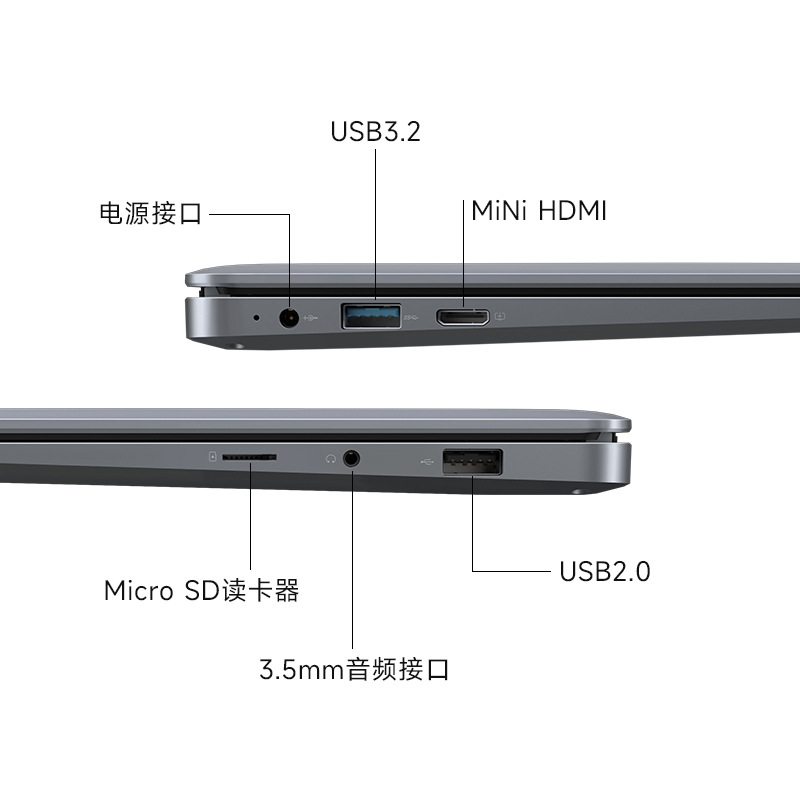 Portátil transfronterizo de 14 pulgadas N3350 para negocios y oficina, ligero y portátil.