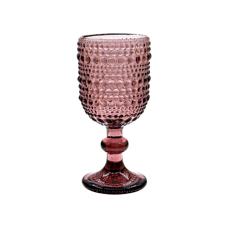Gran por mayor transfronterizo vintage relieve tazas de vino de vidrio de colores tazas de vino de boda una taza de vino grueso una taza o dos tazas image 6
