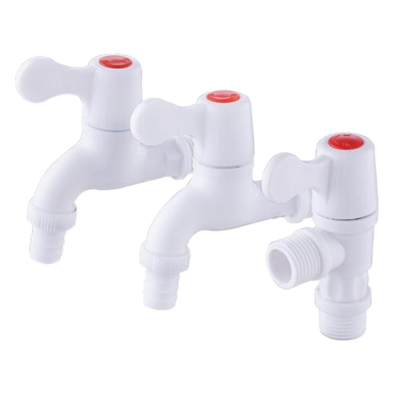 Plastic faucet four quick open faucet mop pool single cold water nozzle ABS material sanitary ware manufacturers wholesale