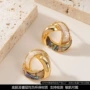 天然滴油法式小众耳钉