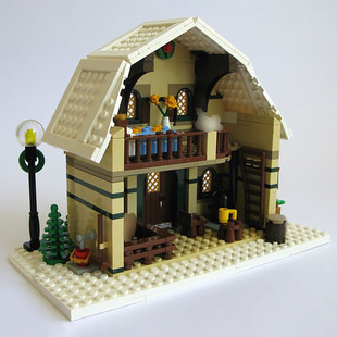 C413 Modular Building: Winter Village House and Barn Series 746 Particle Count