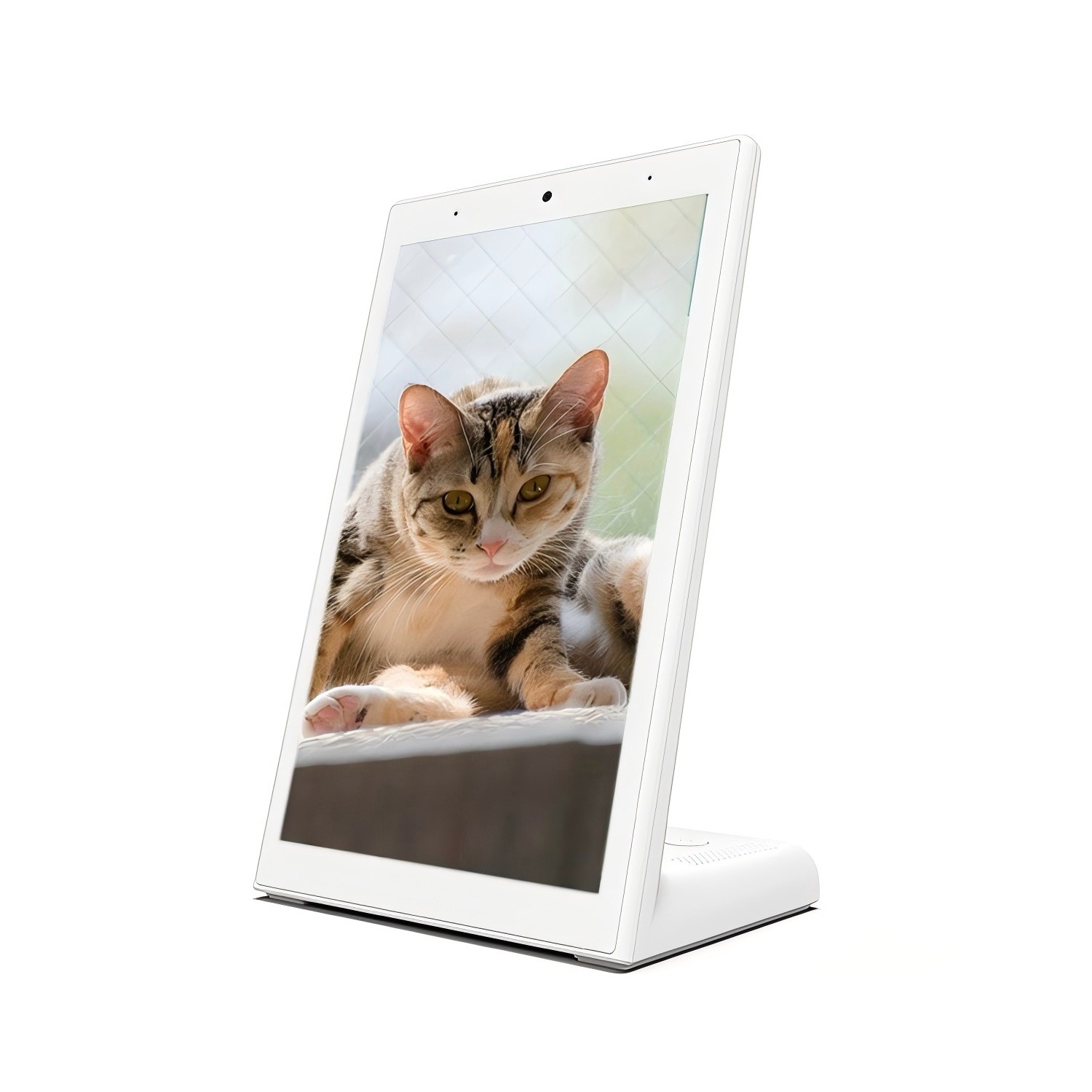 L型桌面触摸广告机 10寸安卓智能触摸一体机服务评价器智能显示器