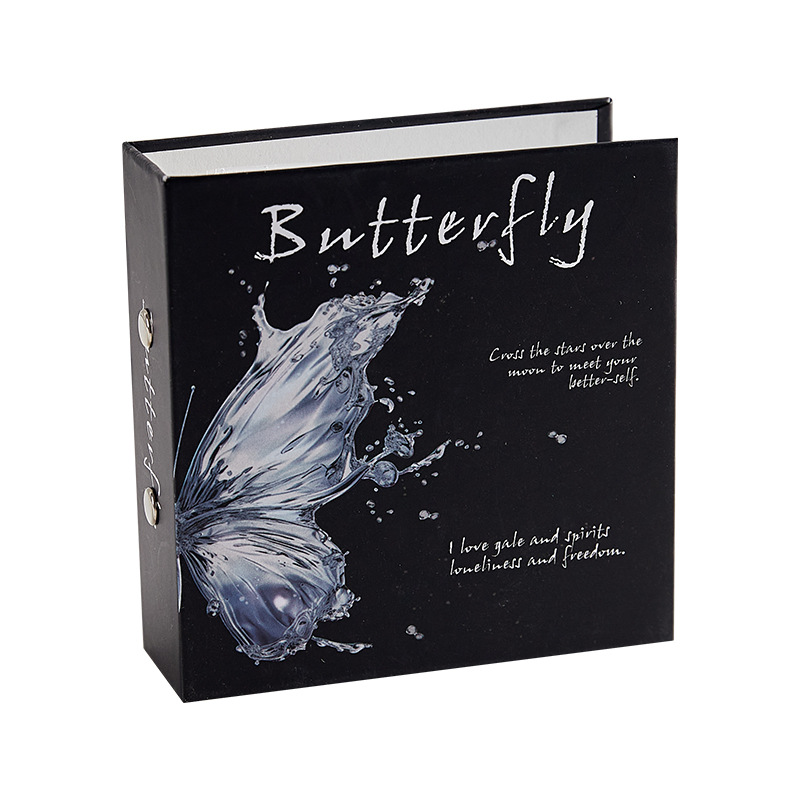 Mini mariposa de alto valor, álbum de tarjeta de cuadrícula Idoo portátil de 3 pulgadas, álbum de almacenamiento de tarjeta pequeña, álbum de fotos Polaroid