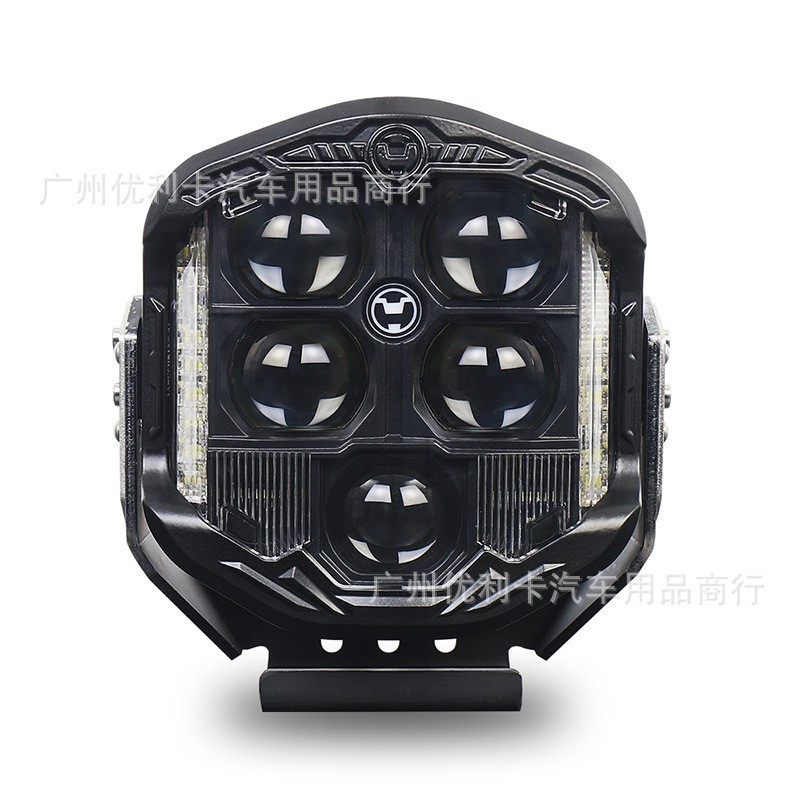 新款7寸95w大功率工作灯检修灯汽车越野改装led大灯户外强光跨境