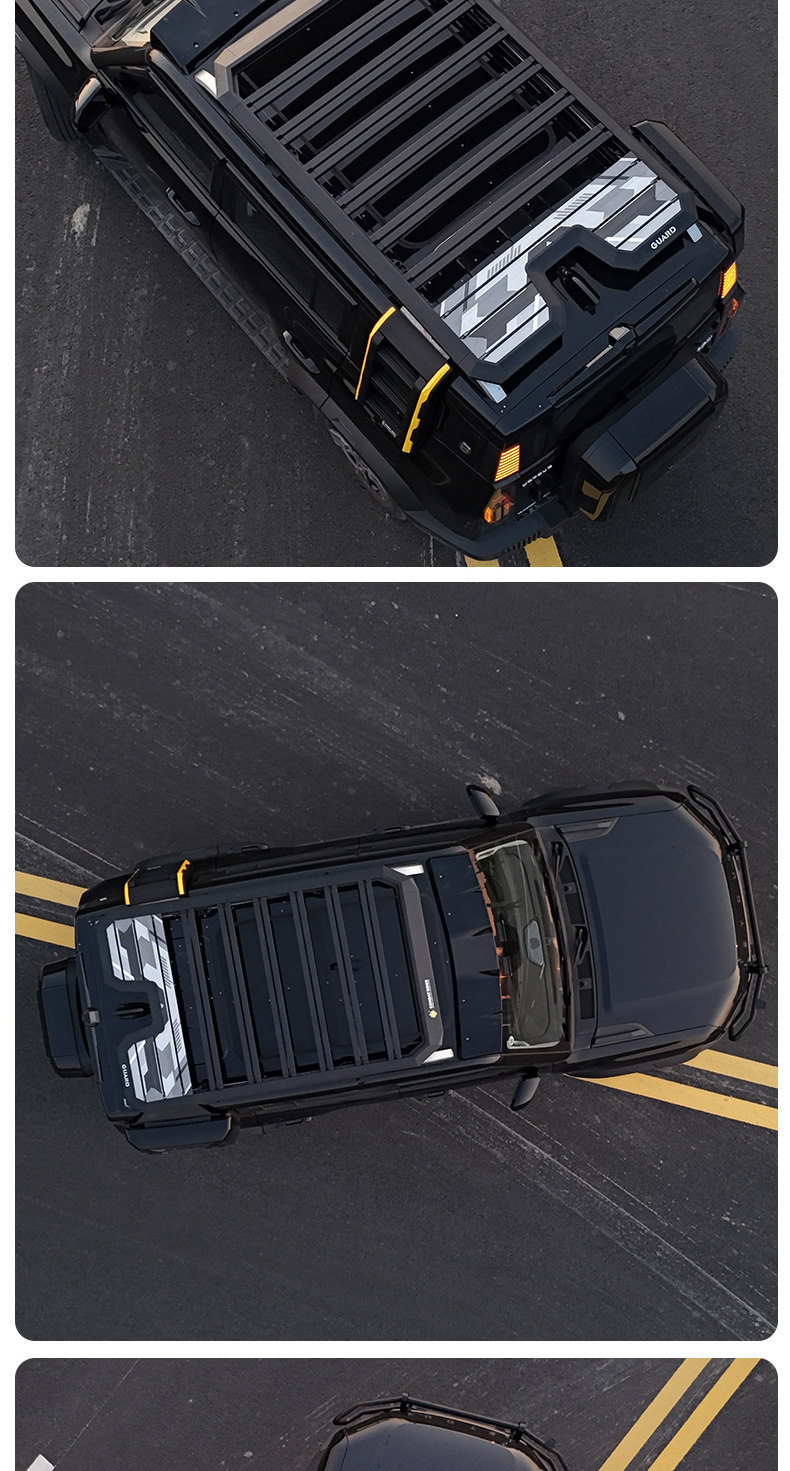 Suitable for Jietu Traveler Outdoor Camping Car Roof Expansion, Explorer Car Roof Luggage Rack, Canopy Side Tent, Ladder