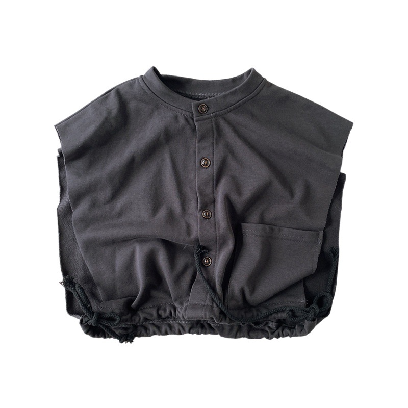 Chaleco para niños 2024 Primavera y otoño Nuevas niñas estilo coreano japonés Chaleco de todos los partidos chaleco para niños estilo coreano ropa para niños de moda
