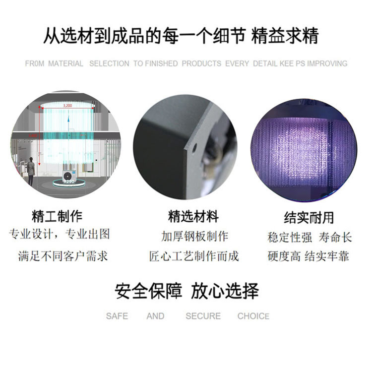 智能动画编程3D矩阵灯展厅三维视频广告光立方吊灯