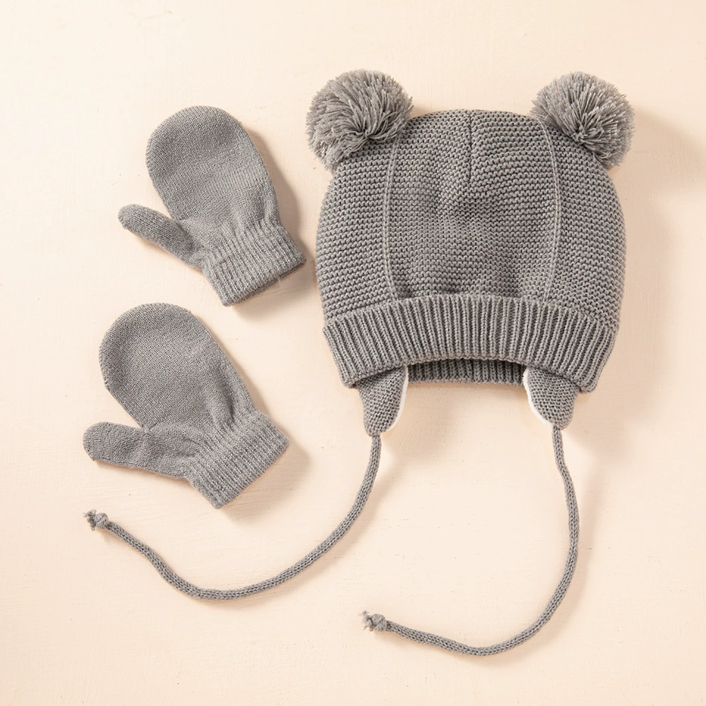 Детские перчатки с хвоста, теплый knitted шапка, европейский стиль, (Физические)