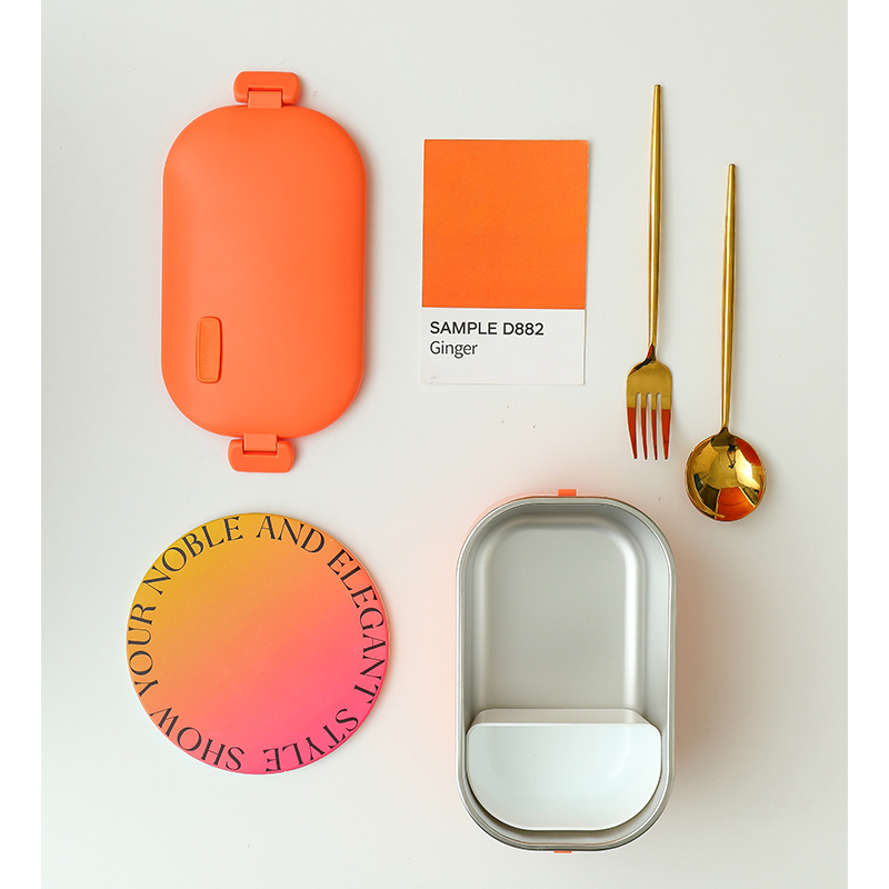 Caja de almuerzo de calefacción de acero inoxidable 304 enchufable eléctrico sin inyección de agua engrosada portátil calefacción eléctrica aislada caja de almuerzo caja de Bento Coche