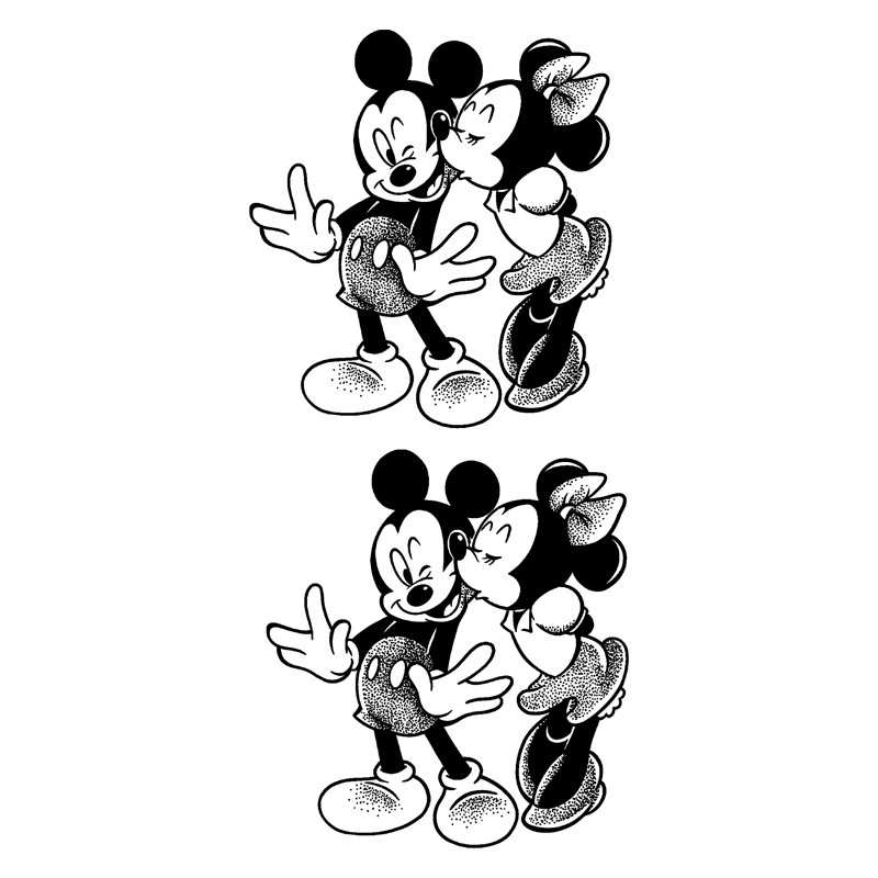 Sweet Mickey Herbal Tattoo Stickers Waterproof for Women, Leg and Arm Semi-Permanent Flower Arm Tattoo, Lasts Two Weeks, Ins Style Sweet Mickey Herbal Tattoo Stickers Waterproof for Women, Leg and Arm Semi-Permanent Flower Arm Tattoo, Lasts Two Weeks, Ins Style