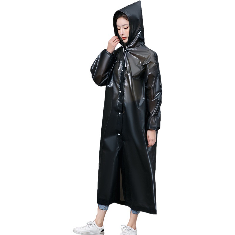 Poncho Impermeable Largo de EVA, Ligero, para Senderismo