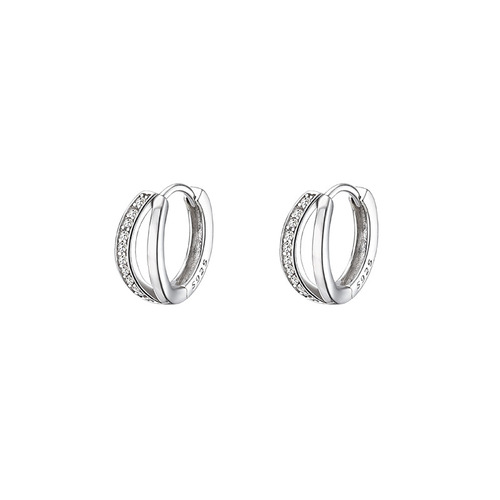 Earrings for women summer  new trendy earrings for sleeping without picking up wavy simple versatile earrings for women