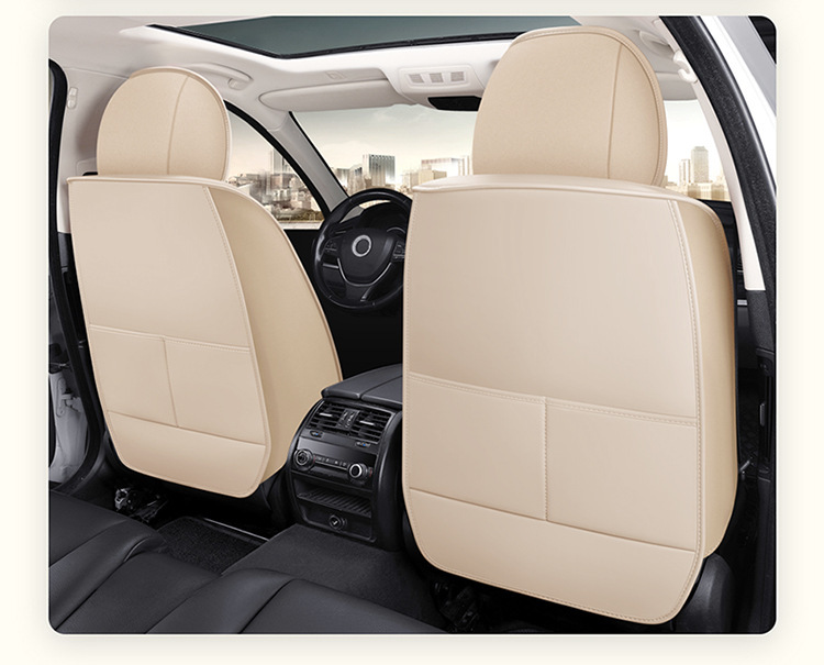 23 new all-inclusive split head full leather Four Seasons universal car seat cushion seat cover entity cross-border Amazon