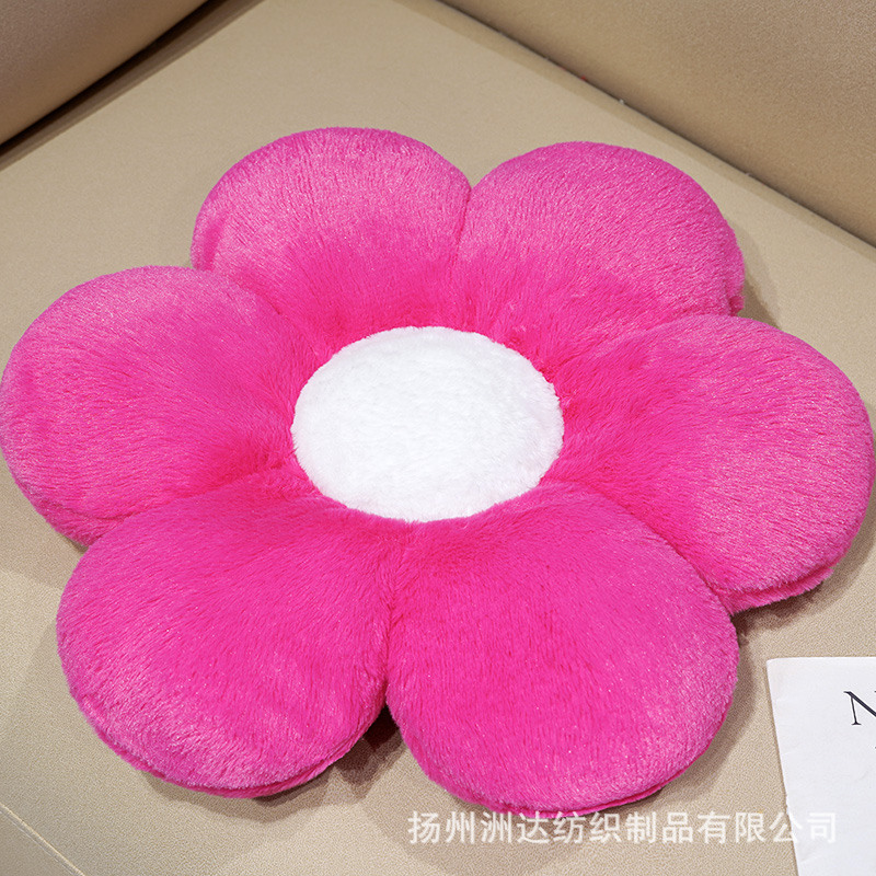 Cojín de Flor para Sofá de Algodón PP para Sala de Estar y Cama