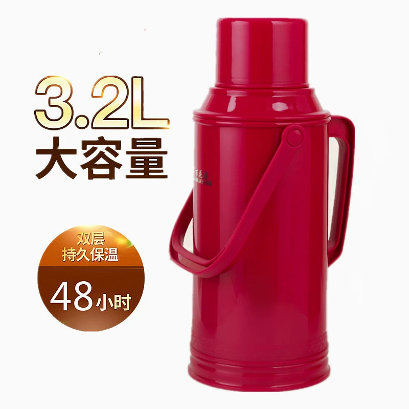 Бутылка с горячей водой, бытовой термос, чайник, изолированный чайник, большой термос, студенческий чайник для общежития, стеклянный чайник