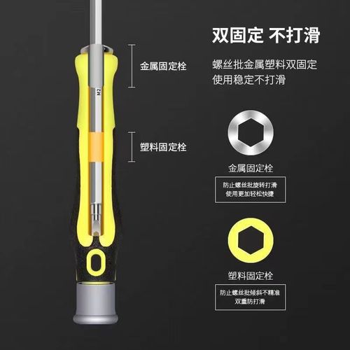 Six-in-one screwdriver set multi-functional household screwdriver set computer mobile phone disassembly precision tool set