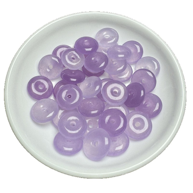 天青冷凍氷紫15mm平安ボタンペンダント散珠玉アクセサリーDIYイヤリング玉仕切りメーカー卸売り|undefined