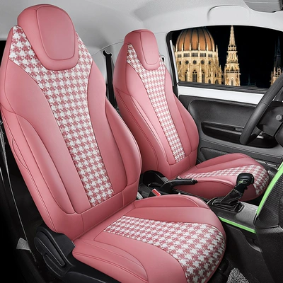 seat cushion high-end fashion seat – Modelə uyğun (Original) oturacaq örtükləri - cherry-powder-standard-version-of-two-111