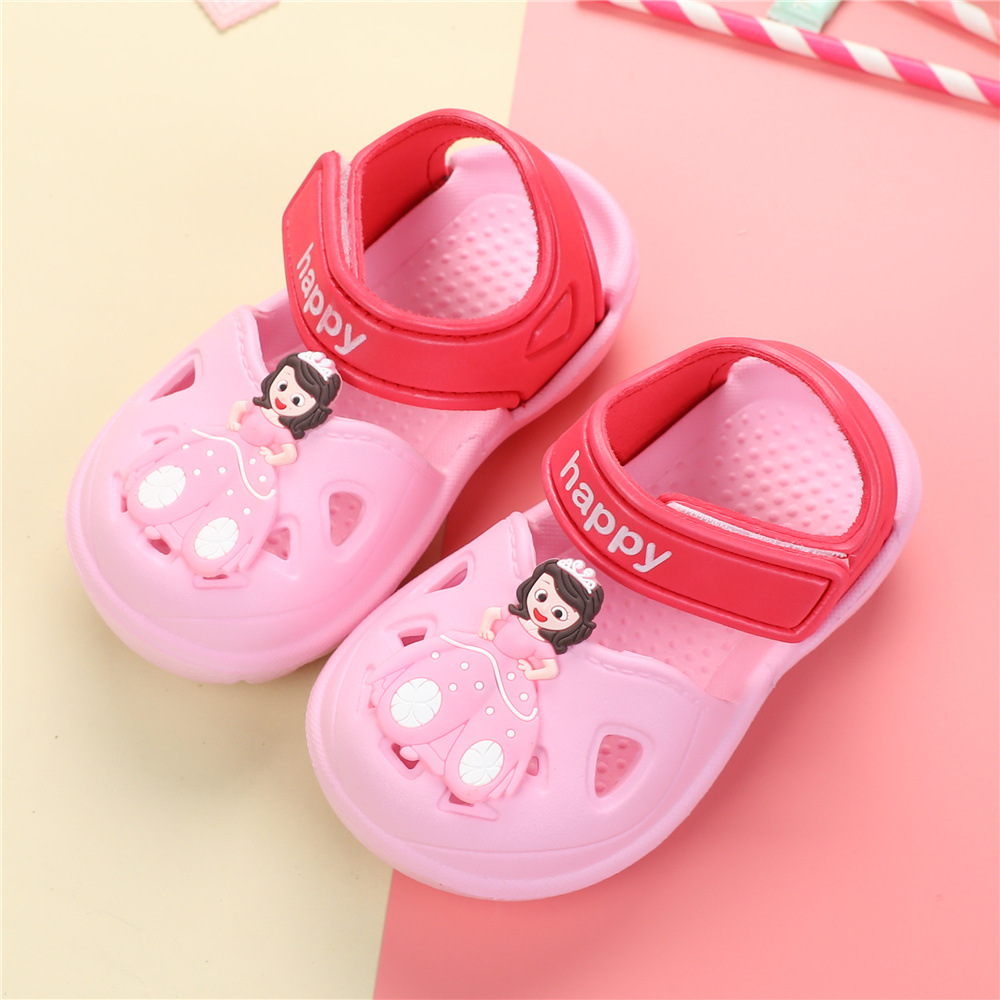 2021新春儿童凉鞋女童公主鞋软底儿童沙滩鞋小童童百搭韩版凉鞋|ru