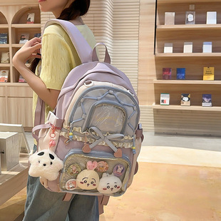 Japanese-Style Anime Large-Capacity Single-Shoulder Backpack for Middle School Students Cute Student Backpack Trendy