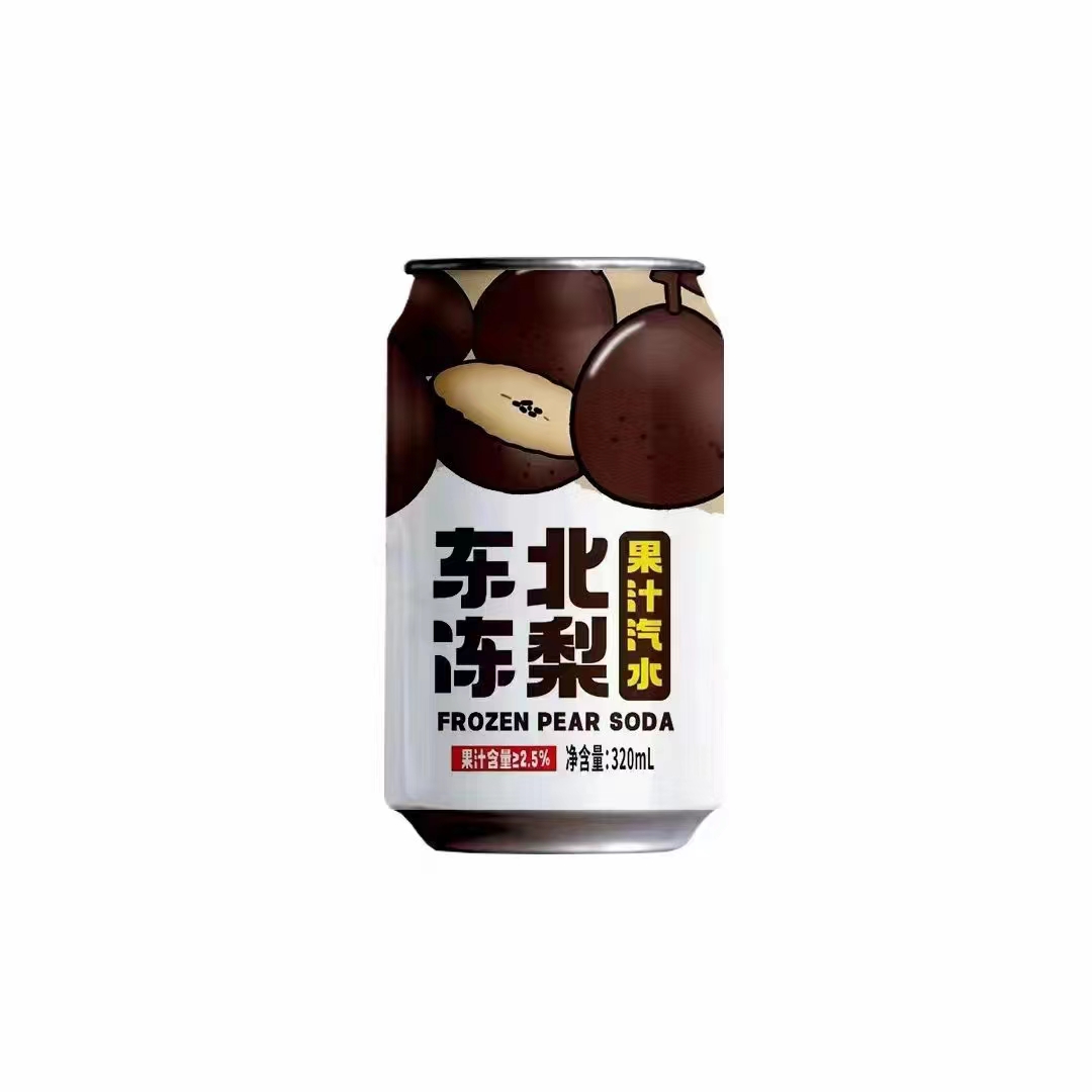 东北冻梨汽水果汁罐装东北冻梨网红气泡水夏日碳酸饮料饮品整箱-阿里巴巴