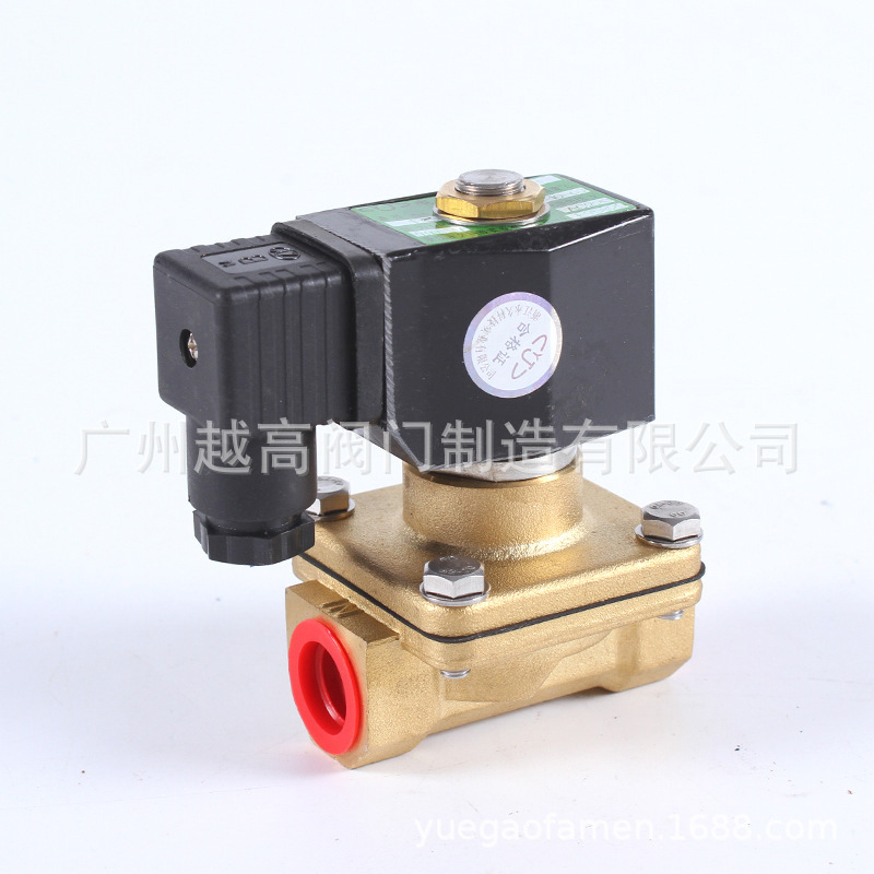 浙江永久YJ牌CE1S黄铜先导膜片式电磁阀气水油通用DN10 15 20 25
