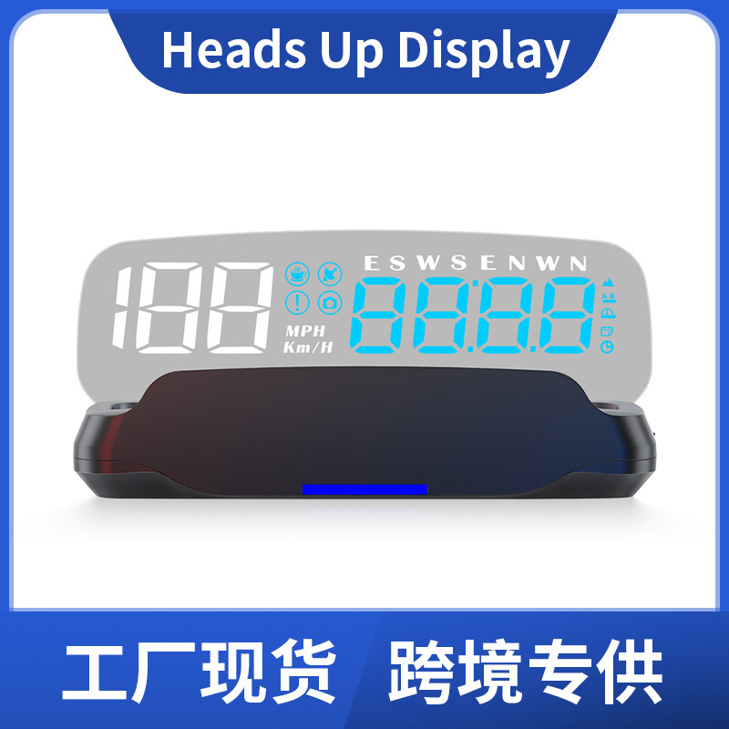 Hud Head-Up Display Car Gps Beidou Chip Vehicle Speed Altitude Mileage USB Powered Car Universal C7