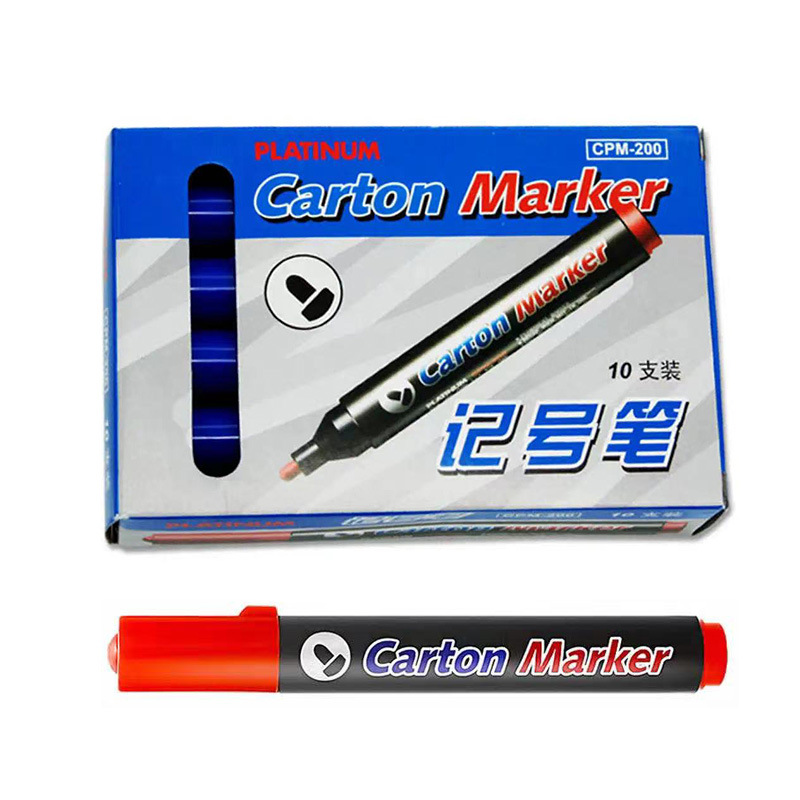 Marcador de platino CPM-200 marcador de cabeza grande aceitoso marcador de cabeza única cabeza gruesa marcador aceitoso marcador