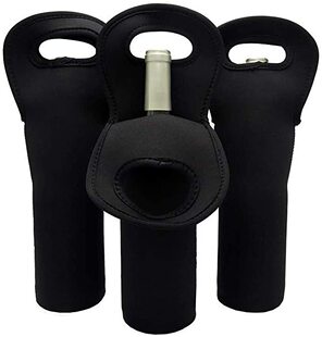 Manufacturer in stock 1 piece 2 pieces wine bottle cover diving material bottle cover beer bottle cover insulation drop-resistant can be set LOGO