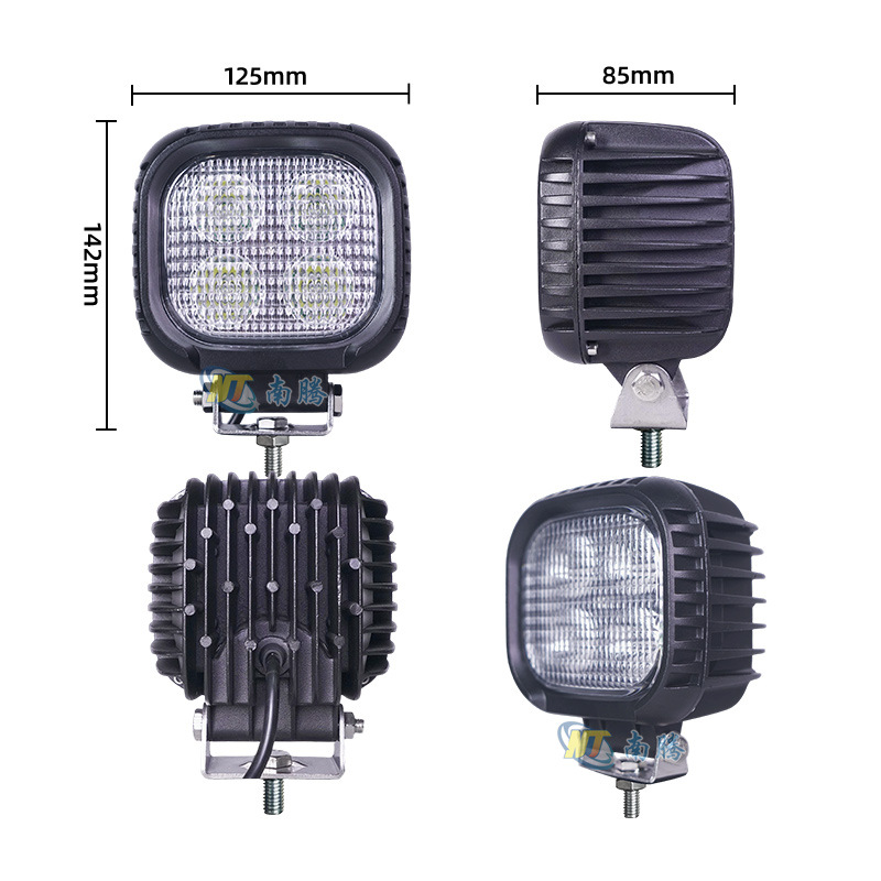 5 pulgadas cuadrado LED40W luz de trabajo luz del coche proyector off-road vehículo luz del camión 40W proyector Shell image 10