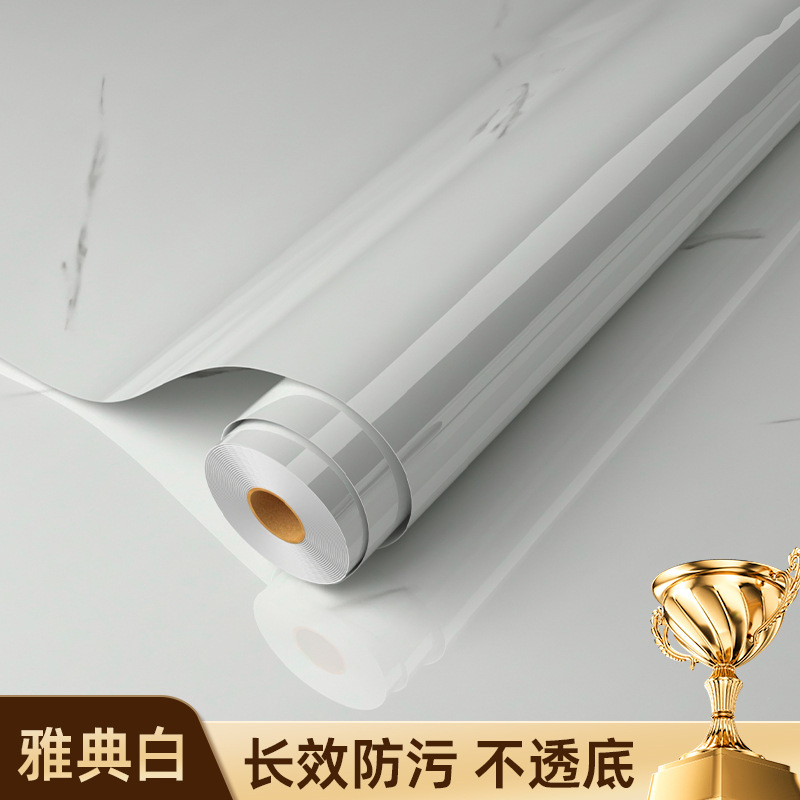加厚自粘厨房防水防油贴纸耐高温铝箔底大理石纹路墙纸翻新贴批发|undefined