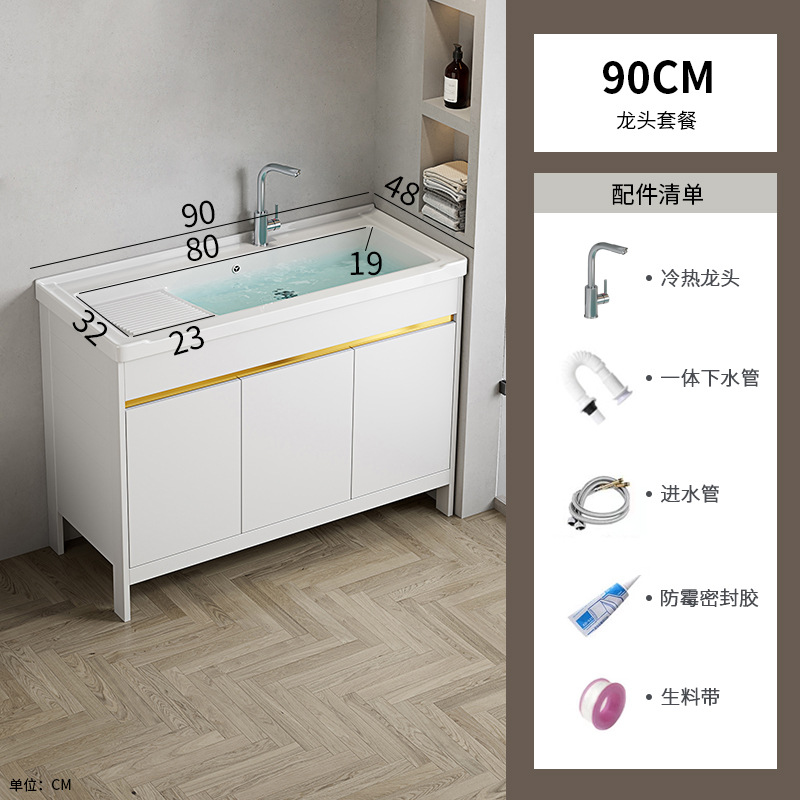 90 lavabo gabinete + grifo