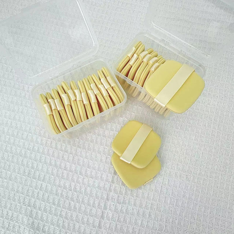Puff de polvo sin polvo Q elástico cojín de aire suave estudio belleza especial huevo mantequilla galleta en polvo puff polvo seco pastel Guo Xiaoniu