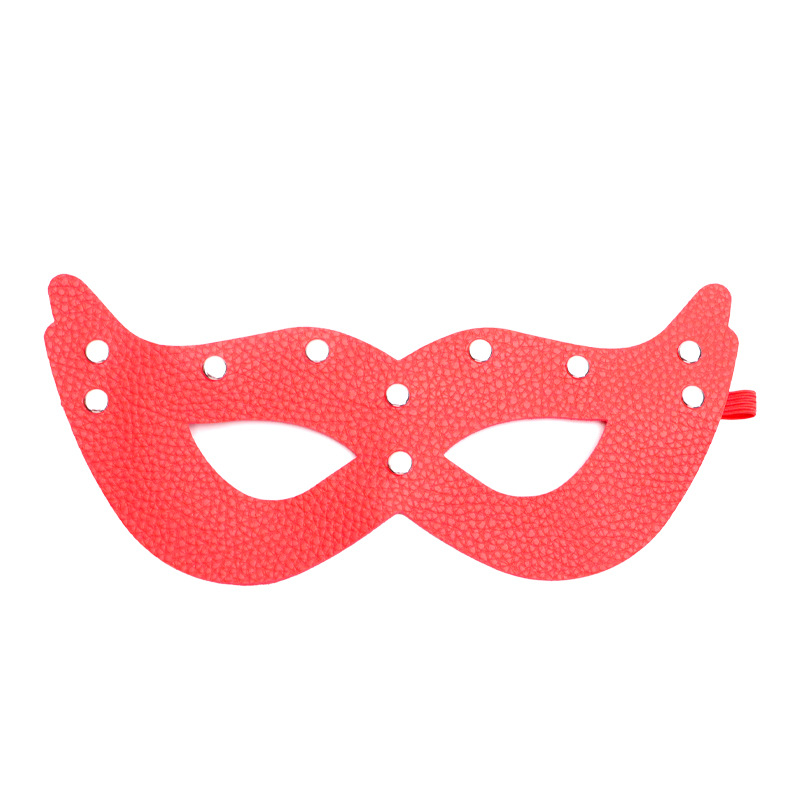 Butterfly Eye Mask PU Leather Blindfold for Couples Sensory Play — detail image 10