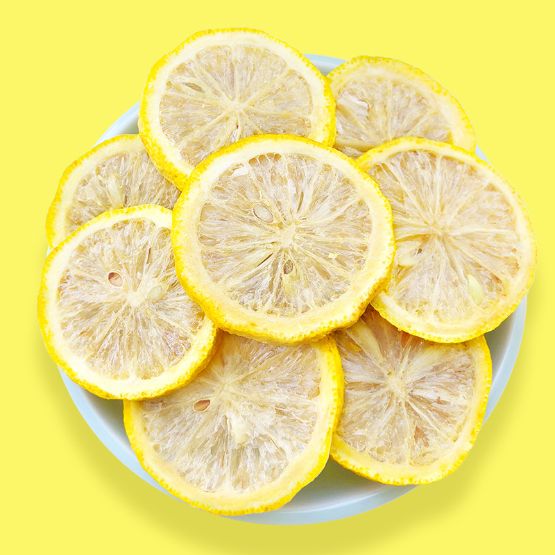 凍干蜂蜜檸檬片散裝新貨 安岳檸檬乾花果茶 凍干檸檬茶罐裝80g