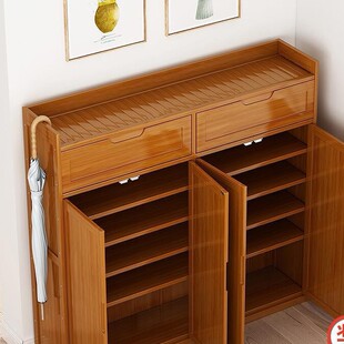 Shoe Rack for Home Entrance Large Capacity Indoor Simple Dustproof Dormitory Rental House Storage Space-Saving Shoe Cabinet