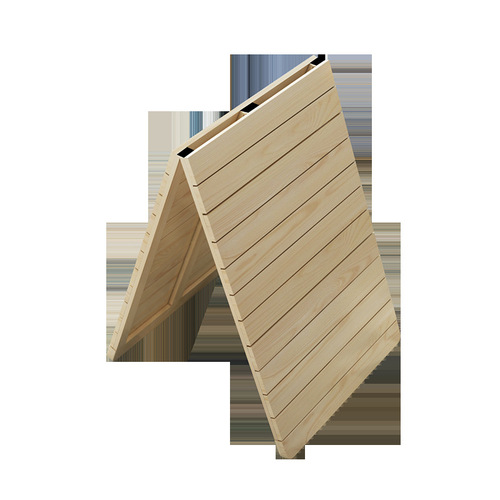 IYR7 Solid Wood Sofa Bed Frame with 1.2-meter Waist Support Folding Child Bed Board, Converts to a Single 1.5-meter Wooden Mattress