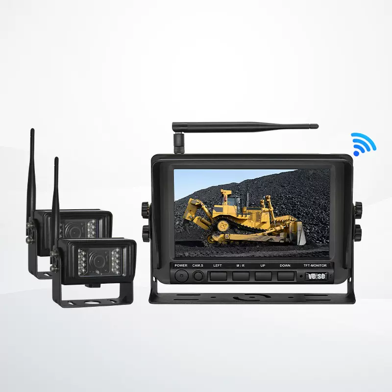7寸720P无线叉车监控系统 大前移 三向叉平衡重 百万像素画质传输