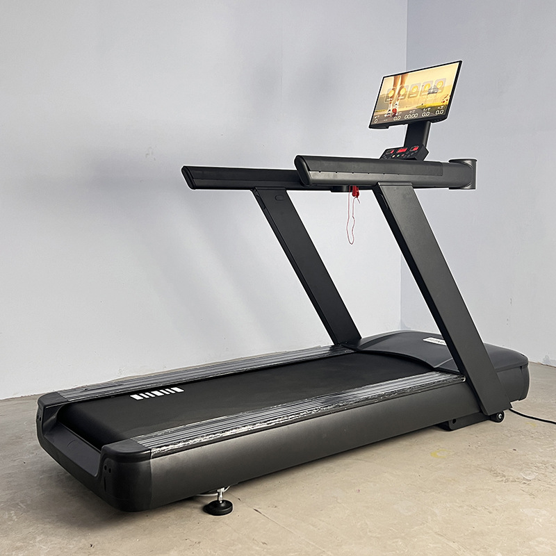 Equipos de gimnasio cargar inalámbrico pantalla de lanzamiento caminadora multifuncional silenciosa ancha caminadora de correa de correr gran gimnasio