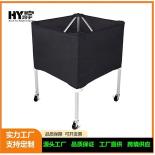 Volleyball Cart Mobile Aluminum Alloy Tennis Cart Football Volleyball Ball Frame Ball Portable Storage Cart Foldable